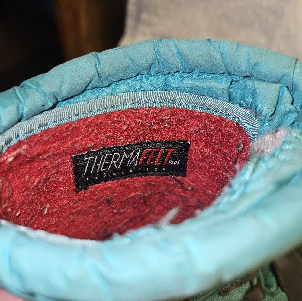 The North Face Turquoise and Charcoal Snow Boots - Picture 7 of 10